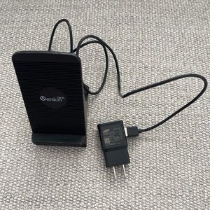 VersionTech. Wireless Charger With Built-in Cooling Fan, 15W Max Fast Charger-